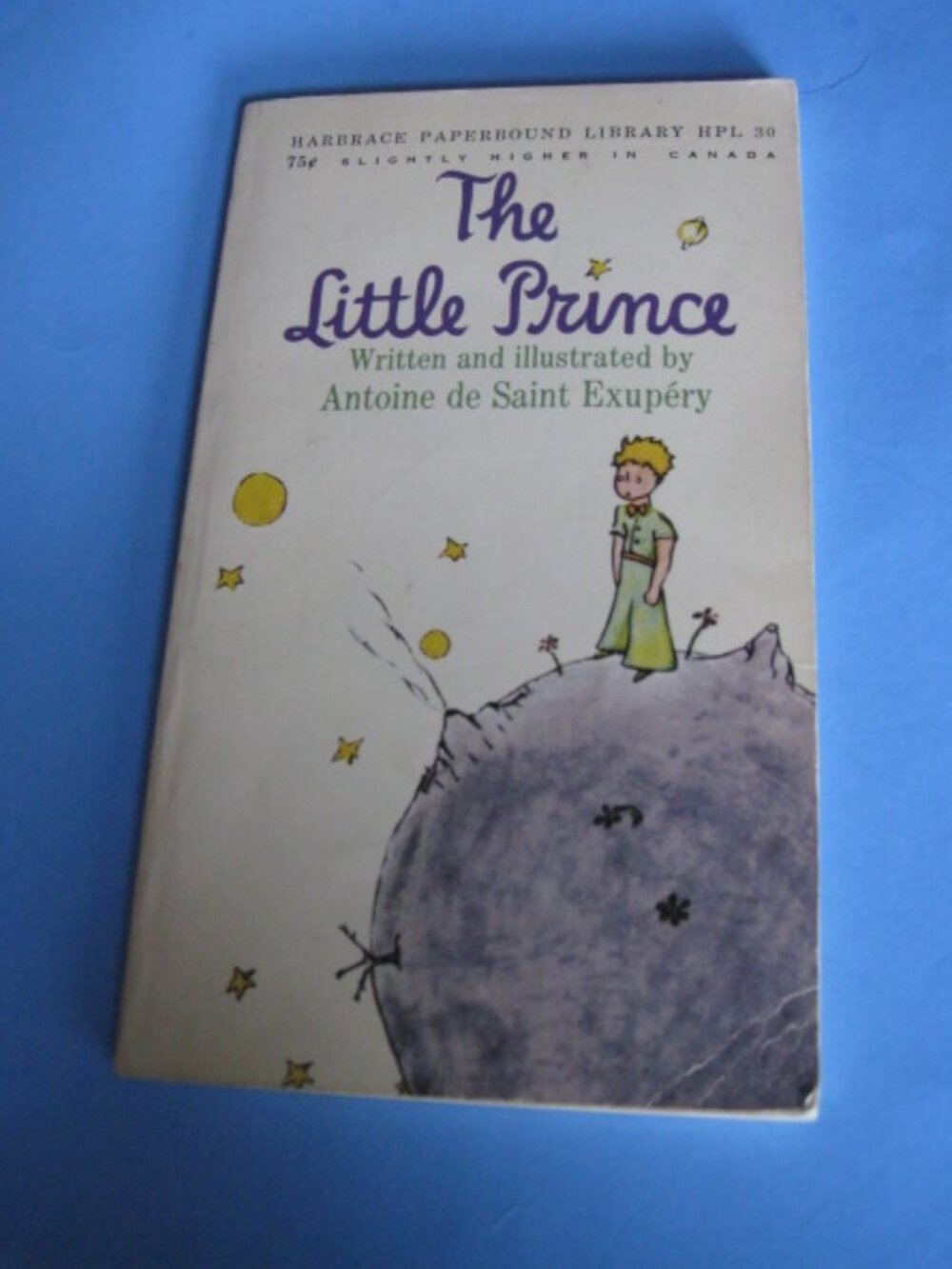 The Little Prince by Antoine de Saint Exupery 1943 Paperback Book